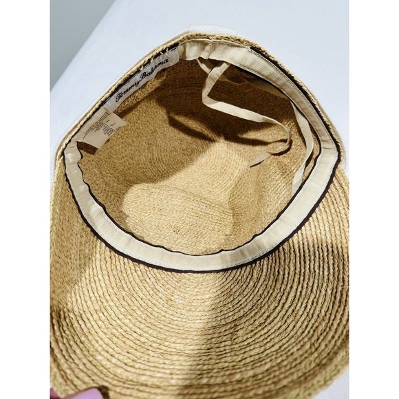 Tommy Bahama Hayden Raffia Ball Cap UPF 50+ One Size Beach Hat Visor main image 5